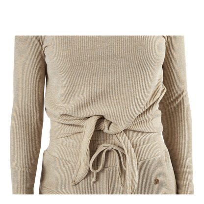 Studio Rib Sweater Beige