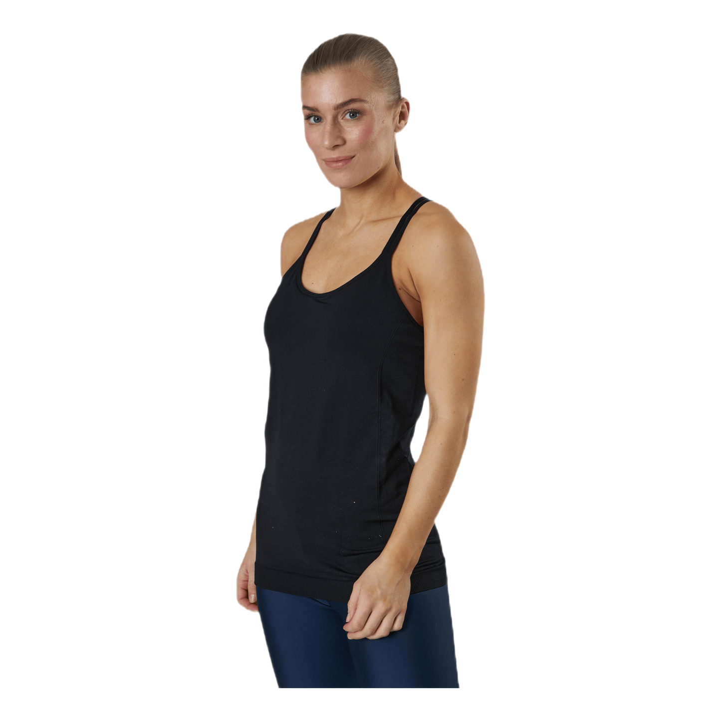 Sun Seamless Tank Top Black