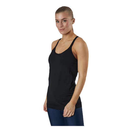 Sun Seamless Tank Top Black