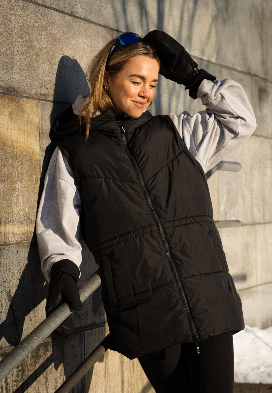 Maya Padded Hybrid Jacket Jet Black