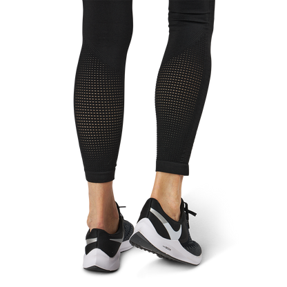 Fitness Seamless Mesh Tights Black